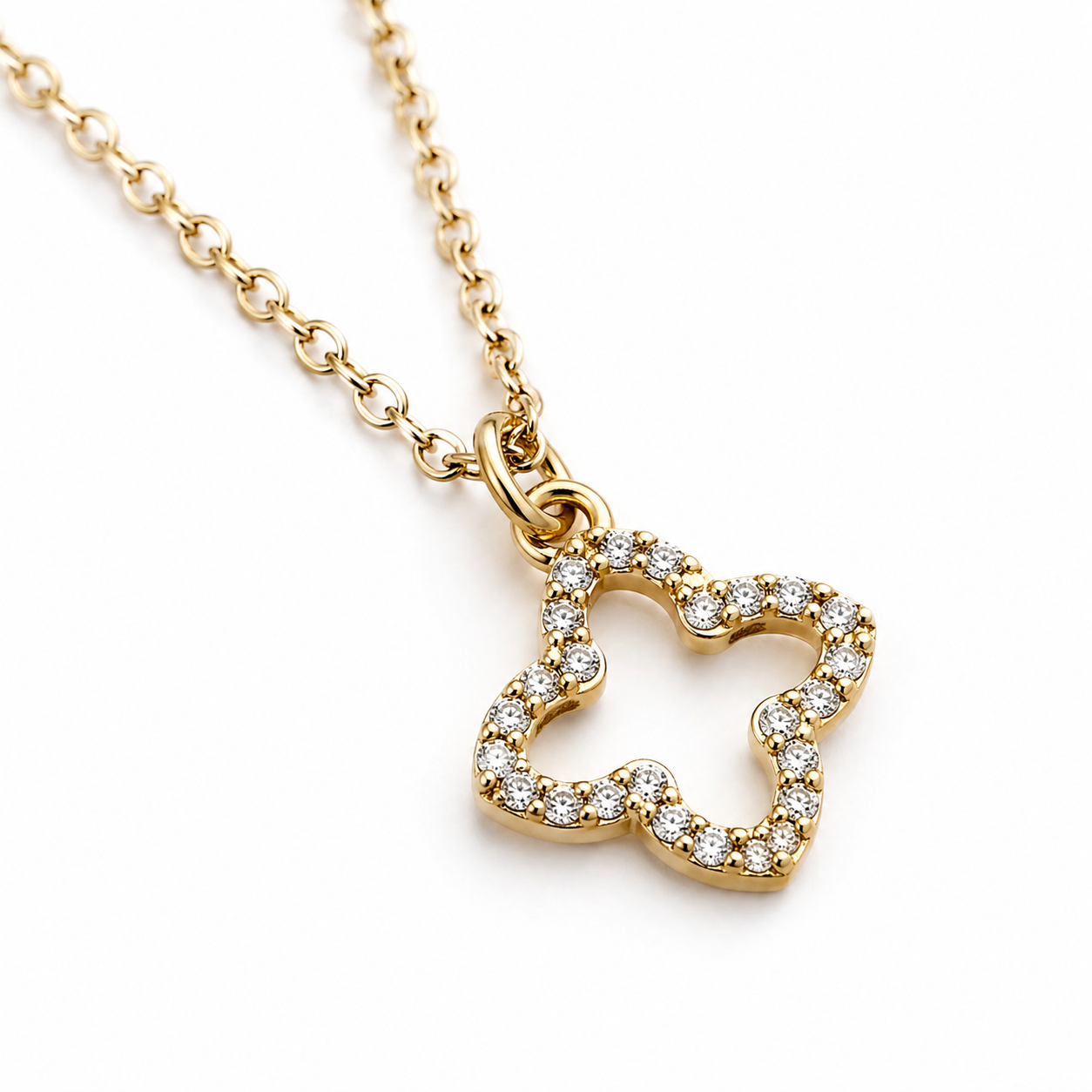 Clover Kette Gold/Silber