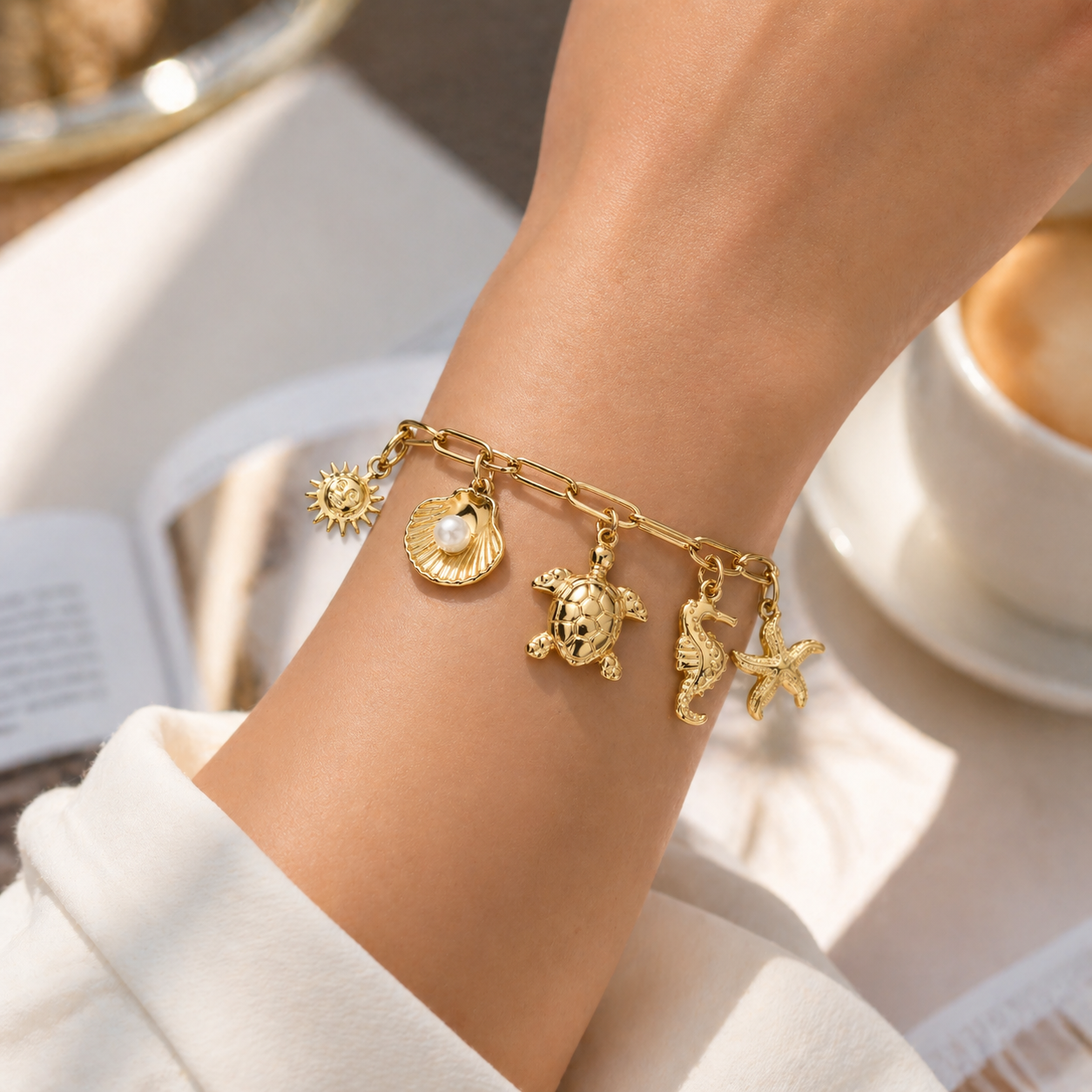 Ocean Charm Armband