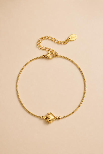 Goldenes Herz Armband