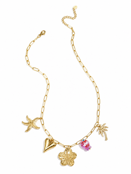 Romantic Ocean Charm Halskette