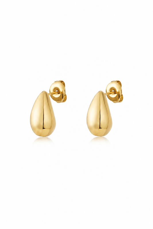 Gold Tropfen Ohrring
