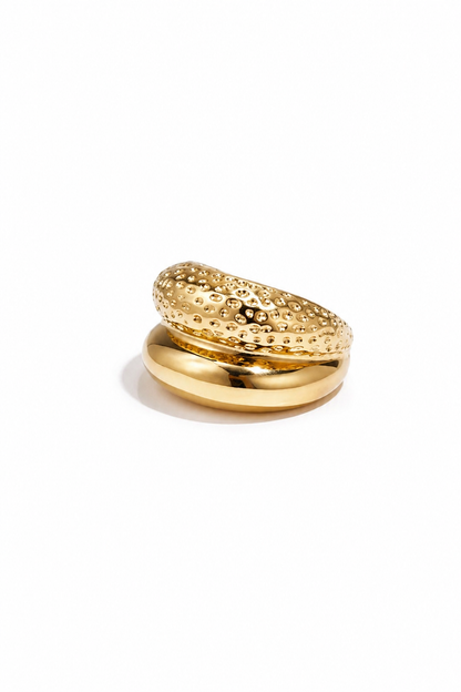 Gold Retro Ring