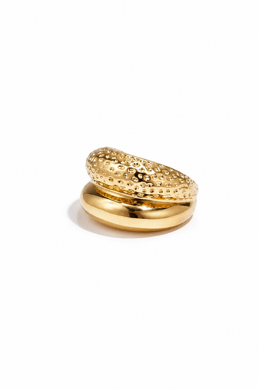 Gold Retro Ring